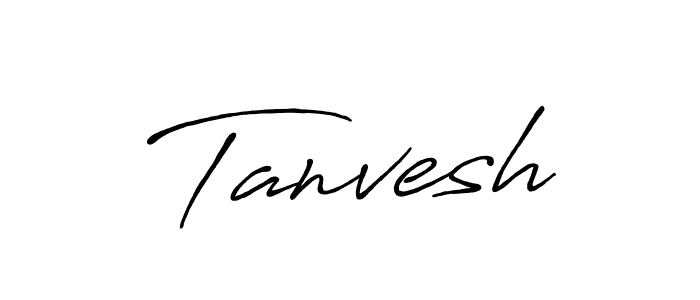 Make a beautiful signature design for name Tanvesh. Use this online signature maker to create a handwritten signature for free. Tanvesh signature style 7 images and pictures png