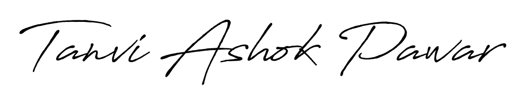 A dynamic signature style for Tanvi Ashok Pawar using Antro_Vectra_Bolder script. Designed to look authentic, handwritten, and professional. Tanvi Ashok Pawar signature style 7 images and pictures png