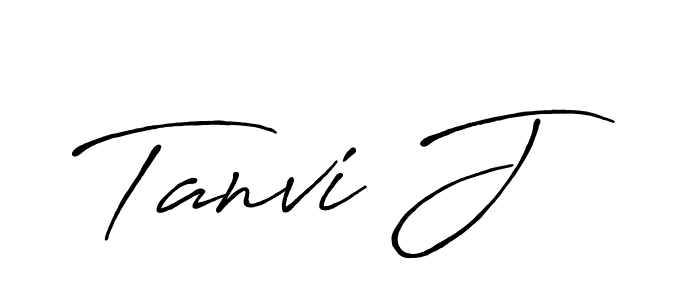 You should practise on your own different ways (Antro_Vectra_Bolder) to write your name (Tanvi J) in signature. don't let someone else do it for you. Tanvi J signature style 7 images and pictures png