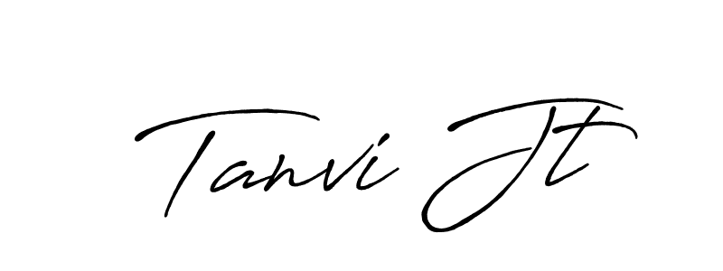 It looks lik you need a new signature style for name Tanvi Jt. Design unique handwritten (Antro_Vectra_Bolder) signature with our free signature maker in just a few clicks. Tanvi Jt signature style 7 images and pictures png