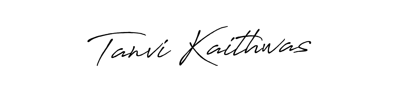 Also we have Tanvi Kaithwas name is the best signature style. Create professional handwritten signature collection using Antro_Vectra_Bolder autograph style. Tanvi Kaithwas signature style 7 images and pictures png