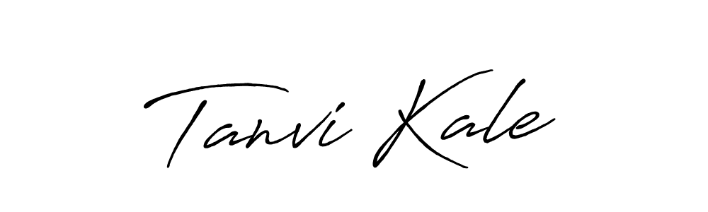 How to make Tanvi Kale signature? Antro_Vectra_Bolder is a professional autograph style. Create handwritten signature for Tanvi Kale name. Tanvi Kale signature style 7 images and pictures png