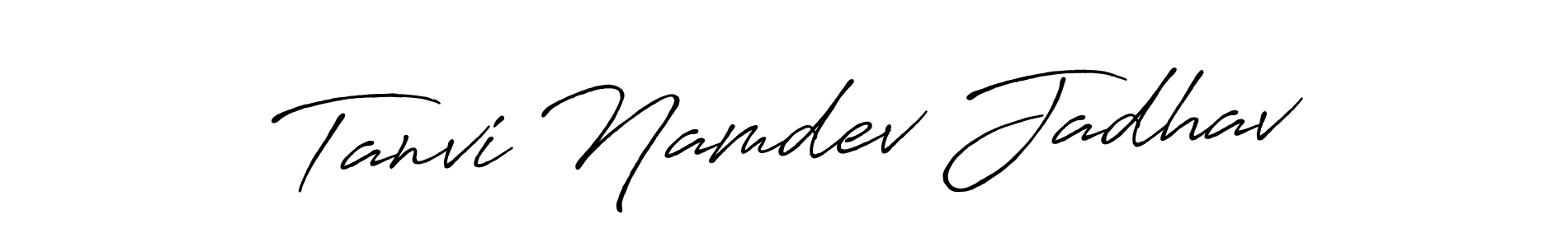 Once you've used our free online signature maker to create your best signature Antro_Vectra_Bolder style, it's time to enjoy all of the benefits that Tanvi Namdev Jadhav name signing documents. Tanvi Namdev Jadhav signature style 7 images and pictures png