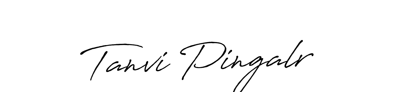Tanvi Pingalr stylish signature style. Best Handwritten Sign (Antro_Vectra_Bolder) for my name. Handwritten Signature Collection Ideas for my name Tanvi Pingalr. Tanvi Pingalr signature style 7 images and pictures png