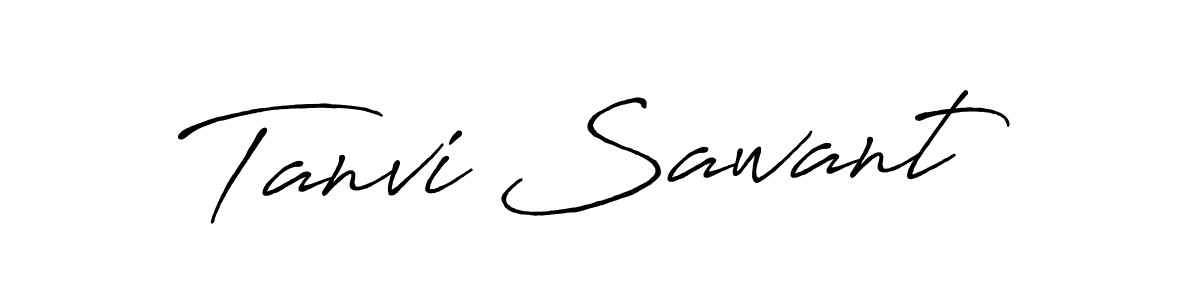 Design your own signature with our free online signature maker. With this signature software, you can create a handwritten (Antro_Vectra_Bolder) signature for name Tanvi Sawant. Tanvi Sawant signature style 7 images and pictures png