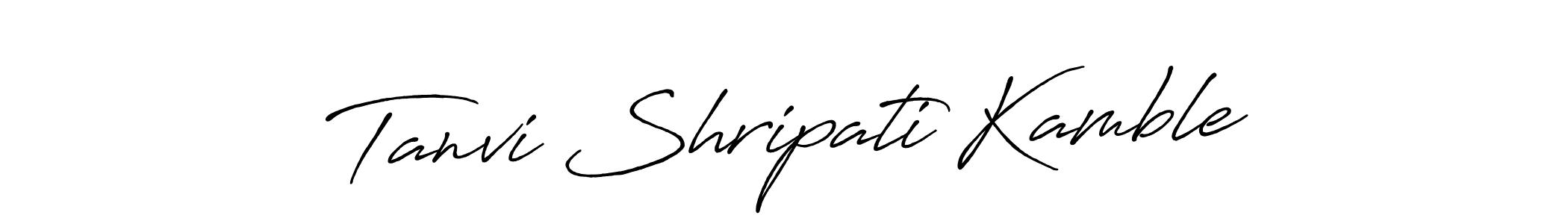 The best way (Antro_Vectra_Bolder) to make a short signature is to pick only two or three words in your name. The name Tanvi Shripati Kamble include a total of six letters. For converting this name. Tanvi Shripati Kamble signature style 7 images and pictures png