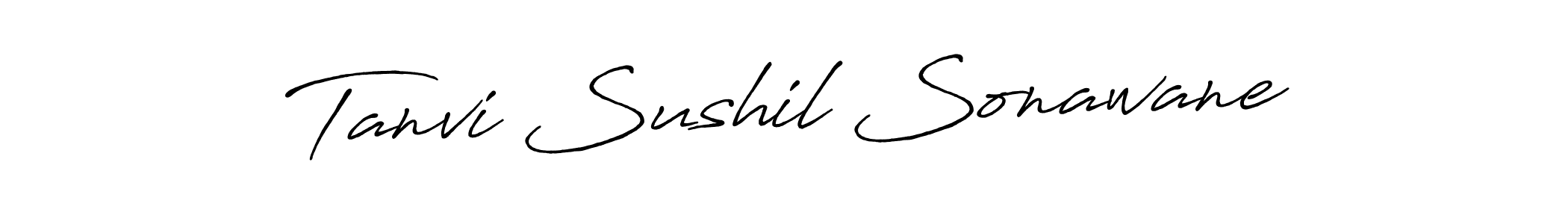 Also we have Tanvi Sushil Sonawane name is the best signature style. Create professional handwritten signature collection using Antro_Vectra_Bolder autograph style. Tanvi Sushil Sonawane signature style 7 images and pictures png