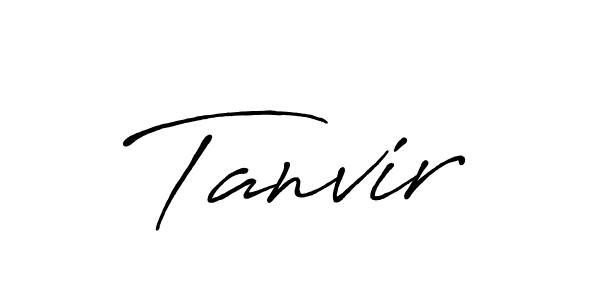Also You can easily find your signature by using the search form. We will create Tanvir name handwritten signature images for you free of cost using Antro_Vectra_Bolder sign style. Tanvir signature style 7 images and pictures png