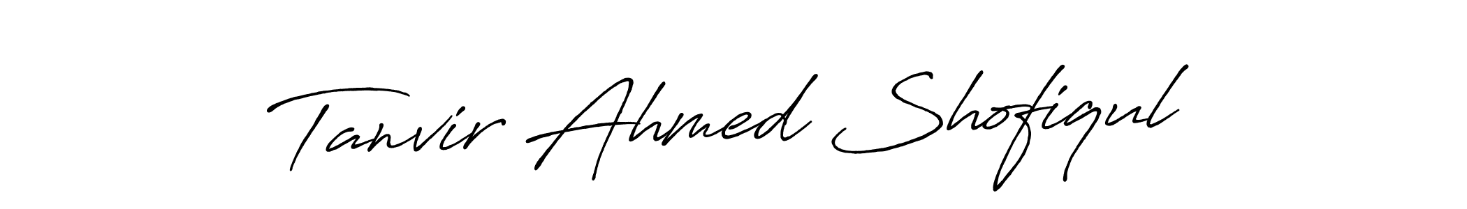 How to Draw Tanvir Ahmed Shofiqul signature style? Antro_Vectra_Bolder is a latest design signature styles for name Tanvir Ahmed Shofiqul. Tanvir Ahmed Shofiqul signature style 7 images and pictures png
