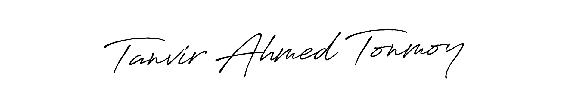 Design your own signature with our free online signature maker. With this signature software, you can create a handwritten (Antro_Vectra_Bolder) signature for name Tanvir Ahmed Tonmoy. Tanvir Ahmed Tonmoy signature style 7 images and pictures png