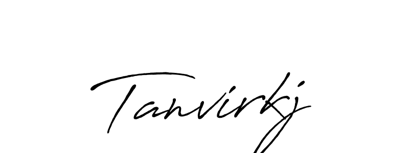 You should practise on your own different ways (Antro_Vectra_Bolder) to write your name (Tanvirkj) in signature. don't let someone else do it for you. Tanvirkj signature style 7 images and pictures png