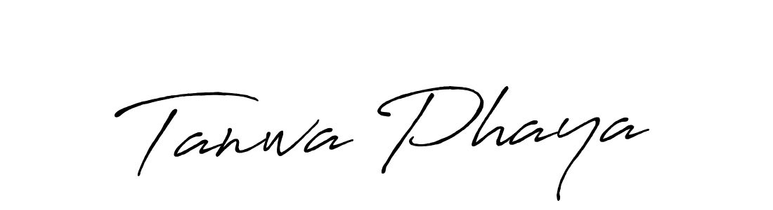 Make a short Tanwa Phaya signature style. Manage your documents anywhere anytime using Antro_Vectra_Bolder. Create and add eSignatures, submit forms, share and send files easily. Tanwa Phaya signature style 7 images and pictures png