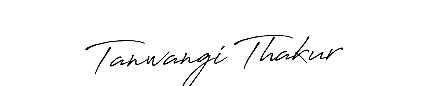 The best way (Antro_Vectra_Bolder) to make a short signature is to pick only two or three words in your name. The name Tanwangi Thakur include a total of six letters. For converting this name. Tanwangi Thakur signature style 7 images and pictures png