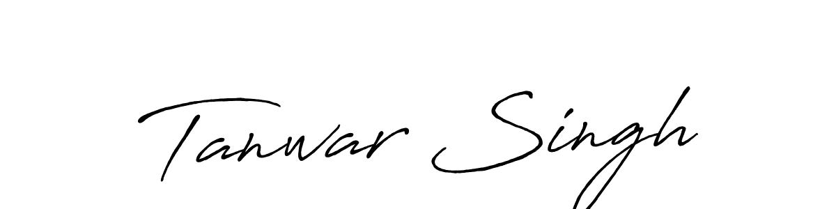 It looks lik you need a new signature style for name Tanwar Singh. Design unique handwritten (Antro_Vectra_Bolder) signature with our free signature maker in just a few clicks. Tanwar Singh signature style 7 images and pictures png