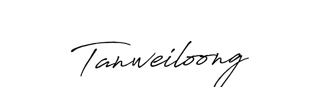 Also we have Tanweiloong name is the best signature style. Create professional handwritten signature collection using Antro_Vectra_Bolder autograph style. Tanweiloong signature style 7 images and pictures png