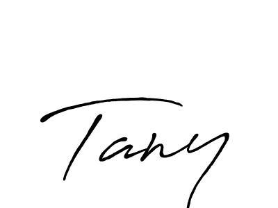 The best way (Antro_Vectra_Bolder) to make a short signature is to pick only two or three words in your name. The name Tany include a total of six letters. For converting this name. Tany signature style 7 images and pictures png