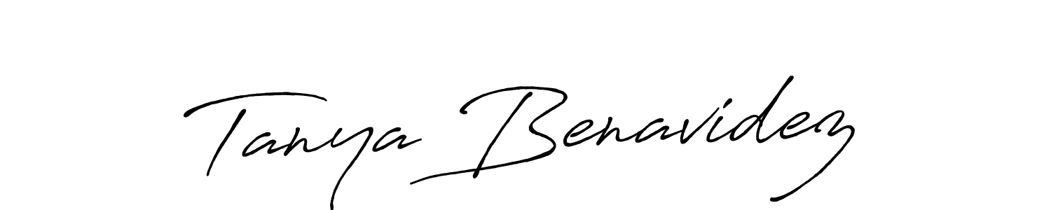 Design your own signature with our free online signature maker. With this signature software, you can create a handwritten (Antro_Vectra_Bolder) signature for name Tanya Benavidez. Tanya Benavidez signature style 7 images and pictures png