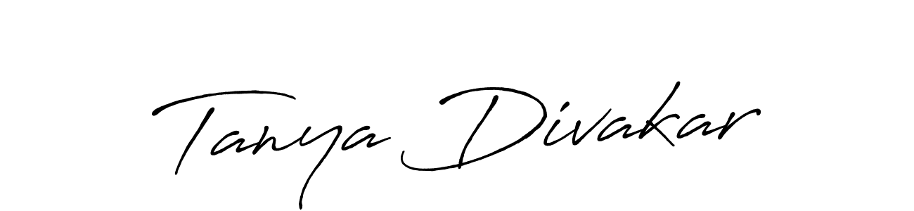 Similarly Antro_Vectra_Bolder is the best handwritten signature design. Signature creator online .You can use it as an online autograph creator for name Tanya Divakar. Tanya Divakar signature style 7 images and pictures png