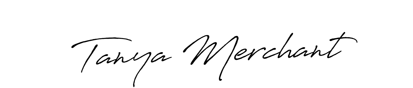 Similarly Antro_Vectra_Bolder is the best handwritten signature design. Signature creator online .You can use it as an online autograph creator for name Tanya Merchant. Tanya Merchant signature style 7 images and pictures png
