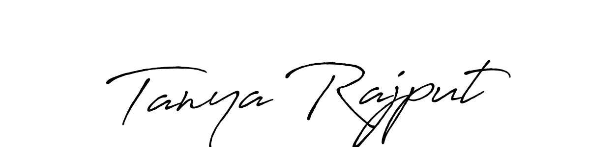 Antro_Vectra_Bolder is a professional signature style that is perfect for those who want to add a touch of class to their signature. It is also a great choice for those who want to make their signature more unique. Get Tanya Rajput name to fancy signature for free. Tanya Rajput signature style 7 images and pictures png