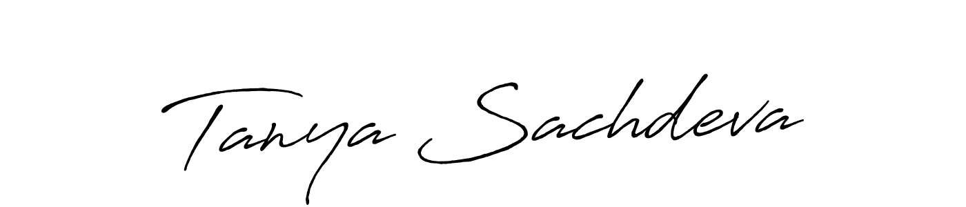 Make a short Tanya Sachdeva signature style. Manage your documents anywhere anytime using Antro_Vectra_Bolder. Create and add eSignatures, submit forms, share and send files easily. Tanya Sachdeva signature style 7 images and pictures png