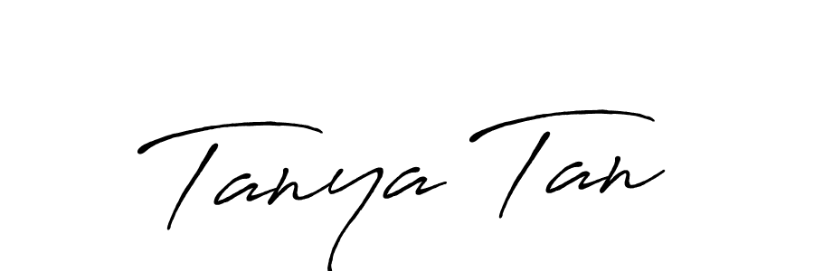 Also we have Tanya Tan name is the best signature style. Create professional handwritten signature collection using Antro_Vectra_Bolder autograph style. Tanya Tan signature style 7 images and pictures png