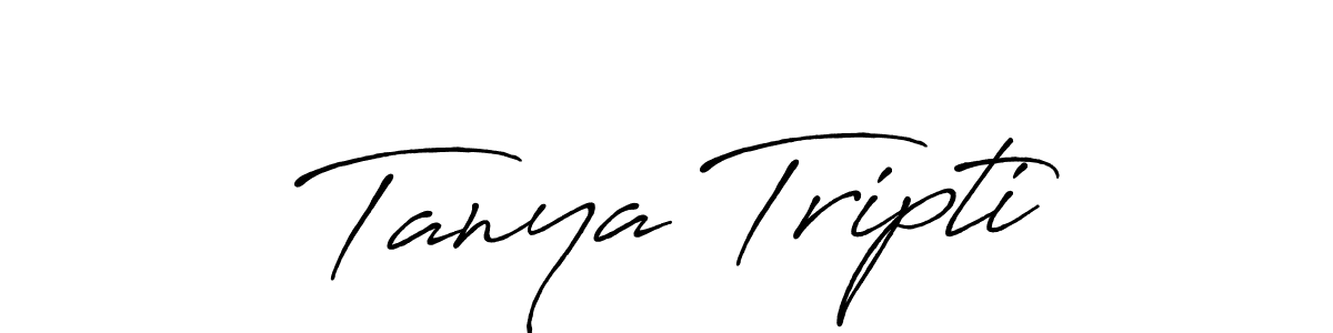 How to Draw Tanya Tripti signature style? Antro_Vectra_Bolder is a latest design signature styles for name Tanya Tripti. Tanya Tripti signature style 7 images and pictures png