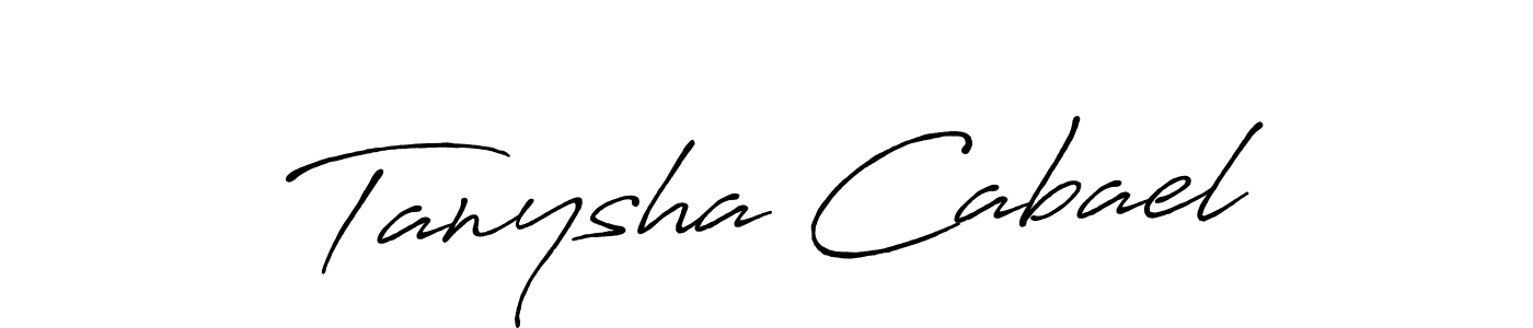 Similarly Antro_Vectra_Bolder is the best handwritten signature design. Signature creator online .You can use it as an online autograph creator for name Tanysha Cabael. Tanysha Cabael signature style 7 images and pictures png