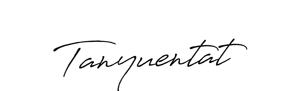 Also You can easily find your signature by using the search form. We will create Tanyuentat name handwritten signature images for you free of cost using Antro_Vectra_Bolder sign style. Tanyuentat signature style 7 images and pictures png