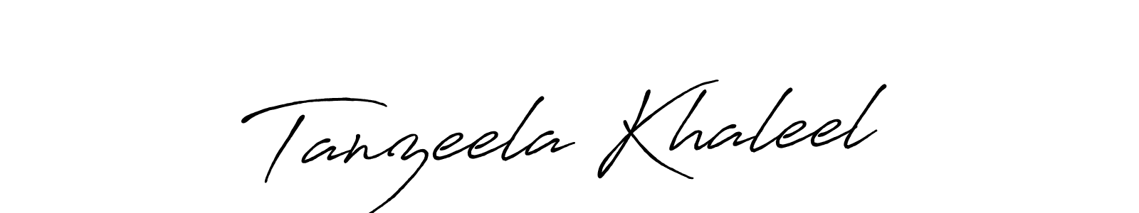 This is the best signature style for the Tanzeela Khaleel name. Also you like these signature font (Antro_Vectra_Bolder). Mix name signature. Tanzeela Khaleel signature style 7 images and pictures png