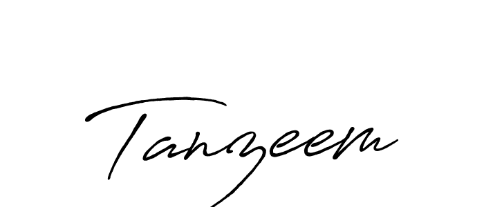 Also we have Tanzeem name is the best signature style. Create professional handwritten signature collection using Antro_Vectra_Bolder autograph style. Tanzeem signature style 7 images and pictures png