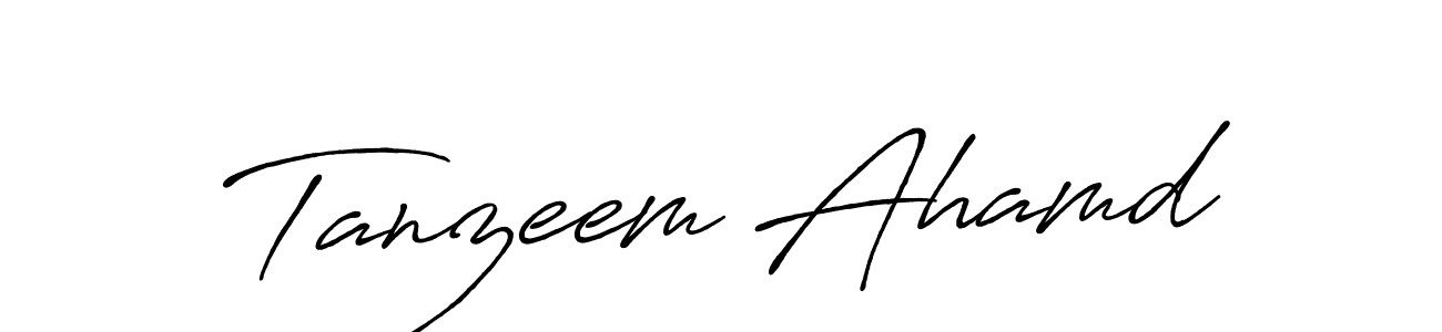 The best way (Antro_Vectra_Bolder) to make a short signature is to pick only two or three words in your name. The name Tanzeem Ahamd include a total of six letters. For converting this name. Tanzeem Ahamd signature style 7 images and pictures png