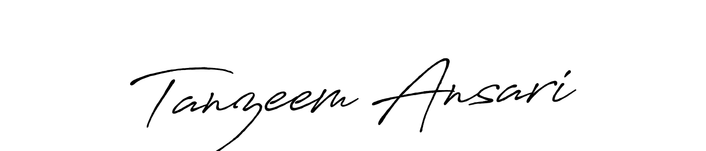 How to make Tanzeem Ansari signature? Antro_Vectra_Bolder is a professional autograph style. Create handwritten signature for Tanzeem Ansari name. Tanzeem Ansari signature style 7 images and pictures png