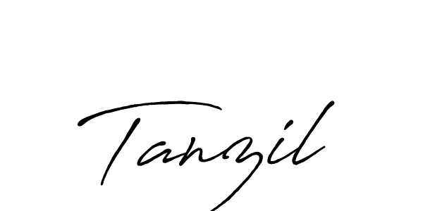 Antro_Vectra_Bolder is a professional signature style that is perfect for those who want to add a touch of class to their signature. It is also a great choice for those who want to make their signature more unique. Get Tanzil name to fancy signature for free. Tanzil signature style 7 images and pictures png
