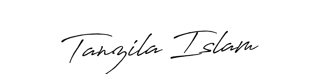 Make a beautiful signature design for name Tanzila Islam. Use this online signature maker to create a handwritten signature for free. Tanzila Islam signature style 7 images and pictures png