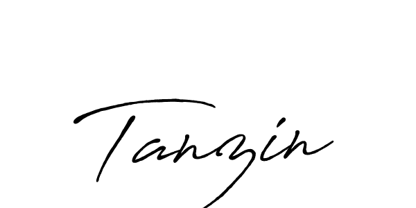 Make a beautiful signature design for name Tanzin. Use this online signature maker to create a handwritten signature for free. Tanzin signature style 7 images and pictures png