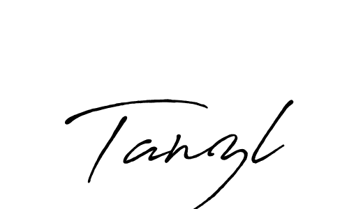 You should practise on your own different ways (Antro_Vectra_Bolder) to write your name (Tanzl) in signature. don't let someone else do it for you. Tanzl signature style 7 images and pictures png
