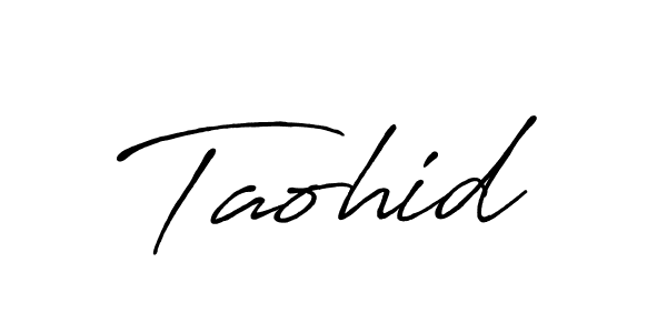 The best way (Antro_Vectra_Bolder) to make a short signature is to pick only two or three words in your name. The name Taohid include a total of six letters. For converting this name. Taohid signature style 7 images and pictures png