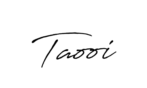 Also we have Taooi name is the best signature style. Create professional handwritten signature collection using Antro_Vectra_Bolder autograph style. Taooi signature style 7 images and pictures png