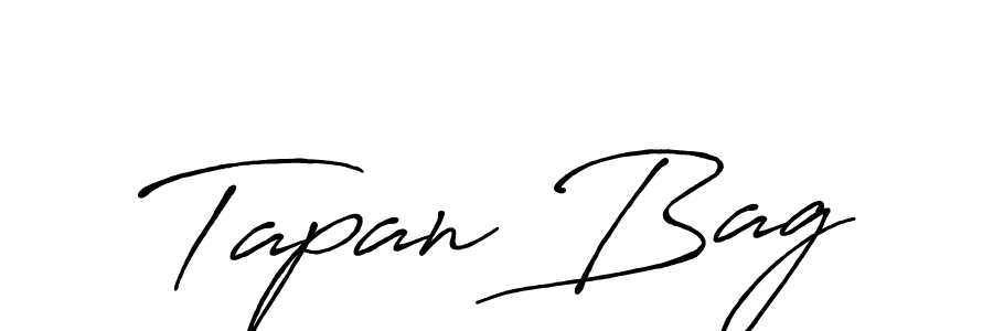 Make a beautiful signature design for name Tapan Bag. Use this online signature maker to create a handwritten signature for free. Tapan Bag signature style 7 images and pictures png