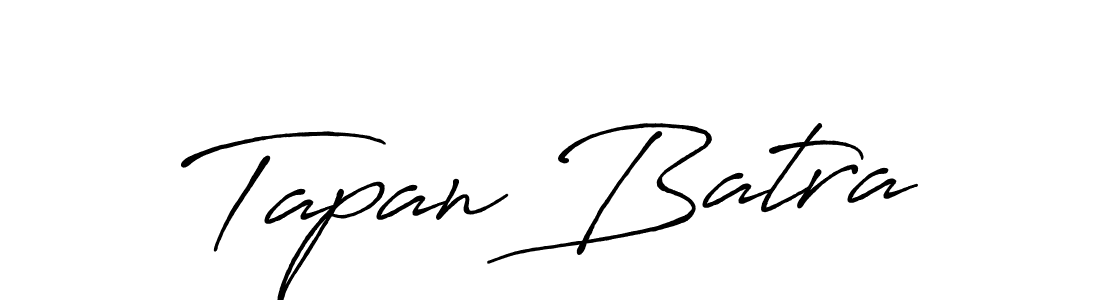You should practise on your own different ways (Antro_Vectra_Bolder) to write your name (Tapan Batra) in signature. don't let someone else do it for you. Tapan Batra signature style 7 images and pictures png