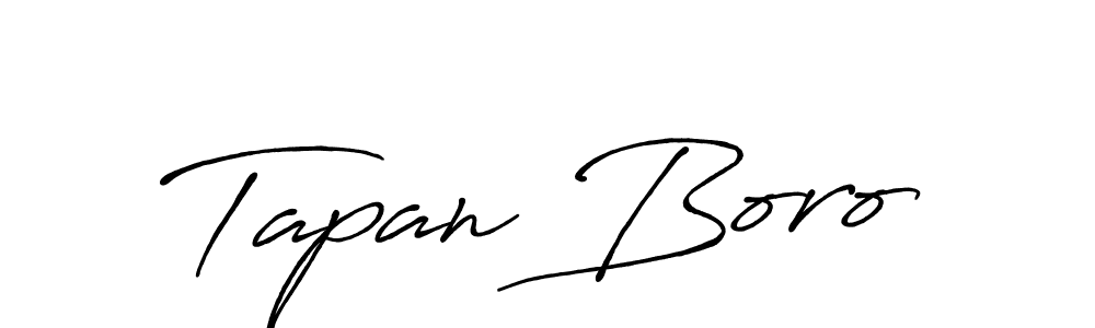 Also we have Tapan Boro name is the best signature style. Create professional handwritten signature collection using Antro_Vectra_Bolder autograph style. Tapan Boro signature style 7 images and pictures png