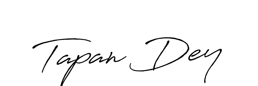 Create a beautiful signature design for name Tapan Dey. With this signature (Antro_Vectra_Bolder) fonts, you can make a handwritten signature for free. Tapan Dey signature style 7 images and pictures png