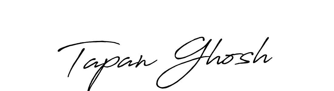 Use a signature maker to create a handwritten signature online. With this signature software, you can design (Antro_Vectra_Bolder) your own signature for name Tapan Ghosh. Tapan Ghosh signature style 7 images and pictures png