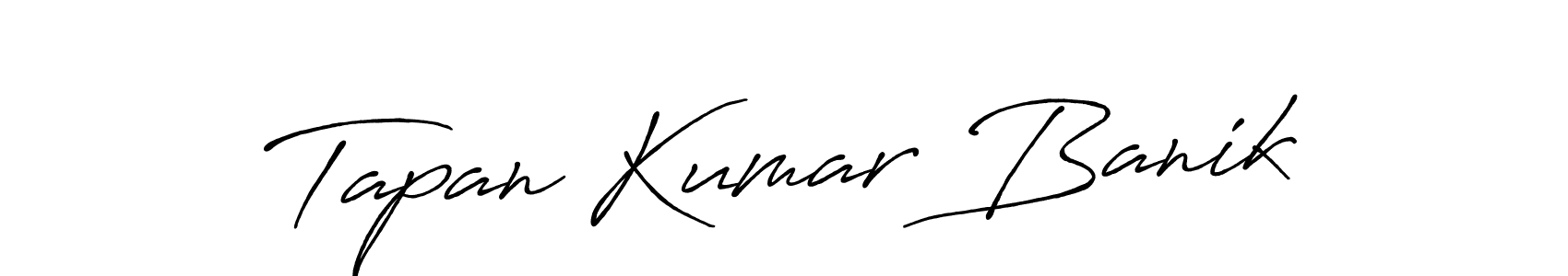 It looks lik you need a new signature style for name Tapan Kumar Banik. Design unique handwritten (Antro_Vectra_Bolder) signature with our free signature maker in just a few clicks. Tapan Kumar Banik signature style 7 images and pictures png