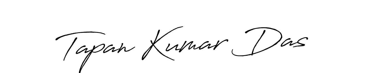 Create a beautiful signature design for name Tapan Kumar Das. With this signature (Antro_Vectra_Bolder) fonts, you can make a handwritten signature for free. Tapan Kumar Das signature style 7 images and pictures png