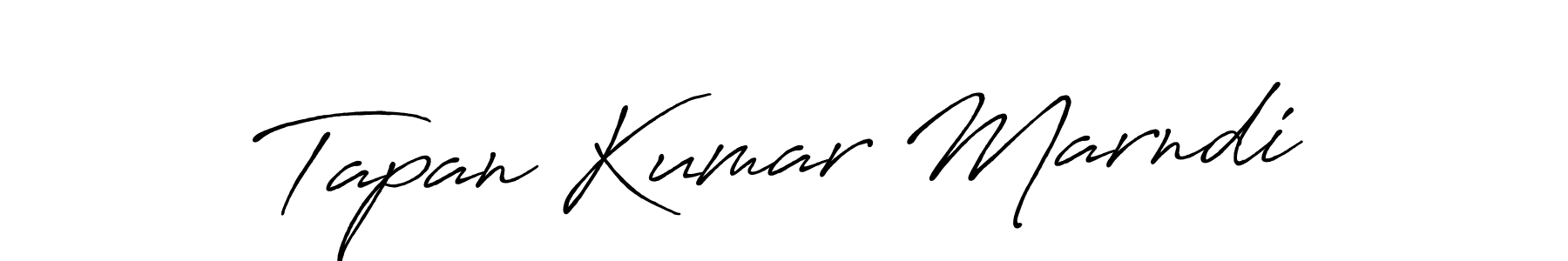 How to make Tapan Kumar Marndi signature? Antro_Vectra_Bolder is a professional autograph style. Create handwritten signature for Tapan Kumar Marndi name. Tapan Kumar Marndi signature style 7 images and pictures png