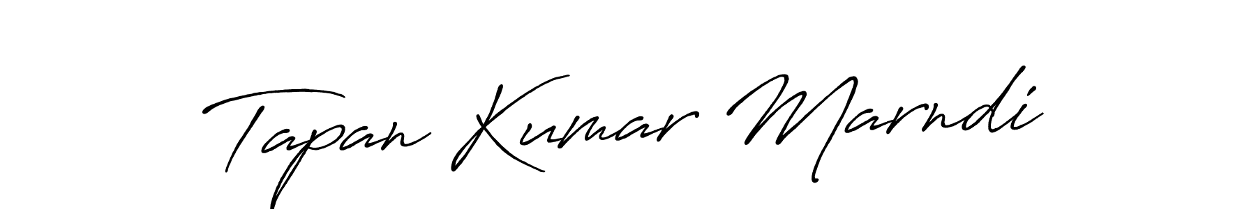 Tapan Kumar Marndi stylish signature style. Best Handwritten Sign (Antro_Vectra_Bolder) for my name. Handwritten Signature Collection Ideas for my name Tapan Kumar Marndi. Tapan Kumar Marndi signature style 7 images and pictures png