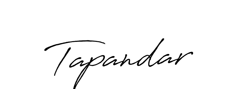 How to make Tapandar name signature. Use Antro_Vectra_Bolder style for creating short signs online. This is the latest handwritten sign. Tapandar signature style 7 images and pictures png