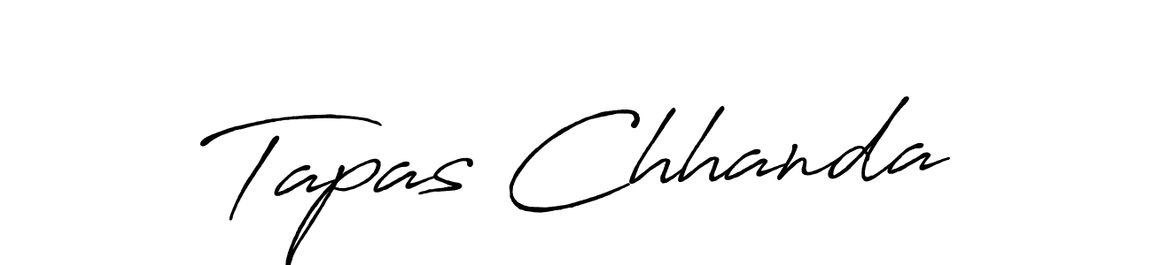 Make a beautiful signature design for name Tapas Chhanda. Use this online signature maker to create a handwritten signature for free. Tapas Chhanda signature style 7 images and pictures png